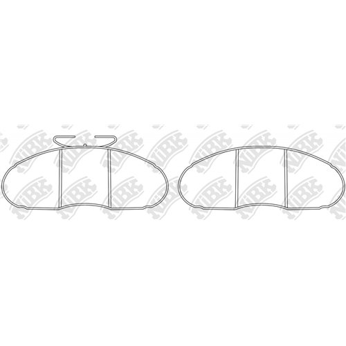 Pastillas de freno NIBK PN2828