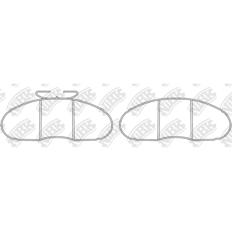 Pastillas de freno NIBK PN2828
