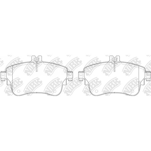 Pastillas de freno NIBK PN31008