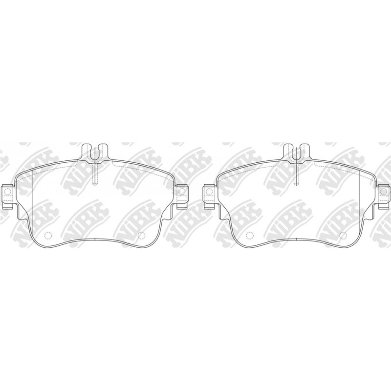 Pastillas de freno NIBK PN31008