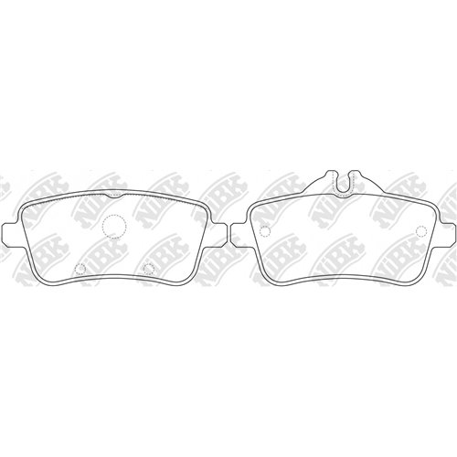 Pastillas de freno NIBK PN31011