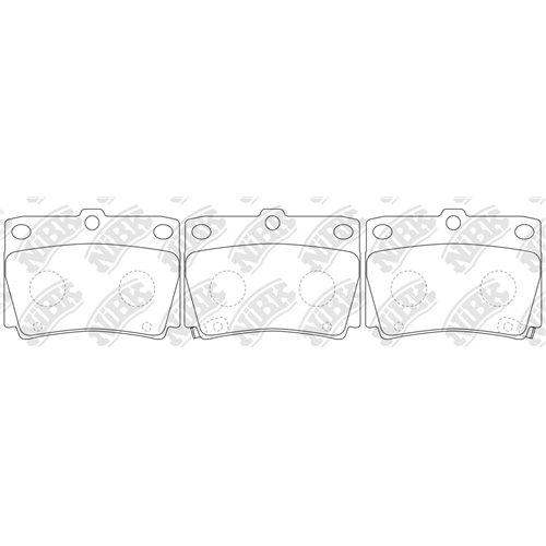 Pastillas de freno NIBK PN3391