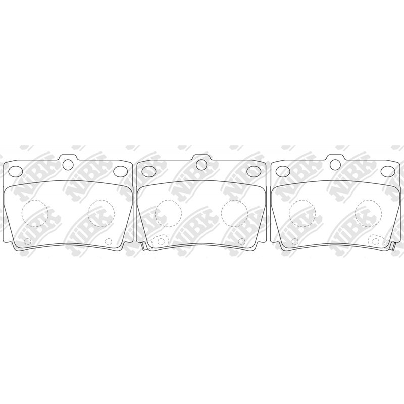 Pastillas de freno NIBK PN3391