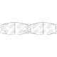 Pastillas de freno NIBK PN3407