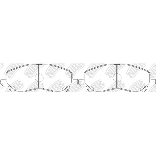Pastillas de freno NIBK PN3469