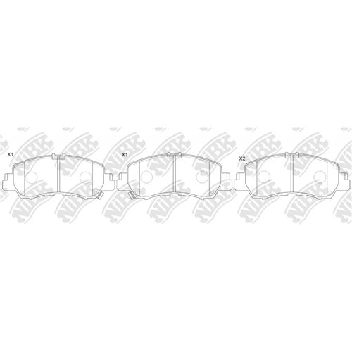 Pastillas de freno NIBK PN3816