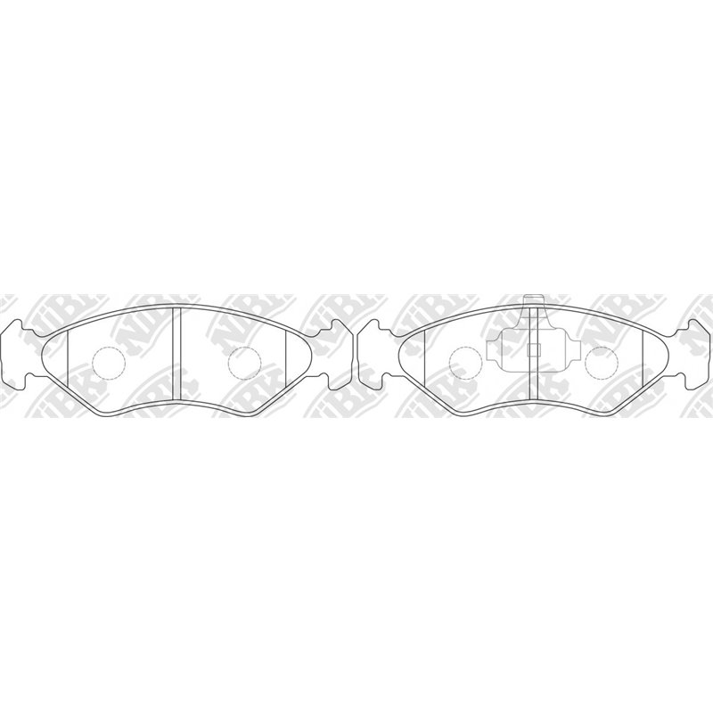 Pastillas de freno NIBK PN5106