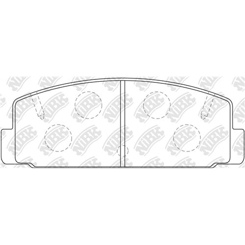 Pastillas de freno NIBK PN5203