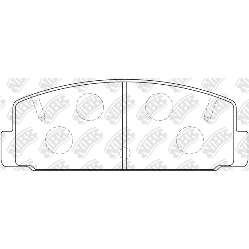 Pastillas de freno NIBK PN5203