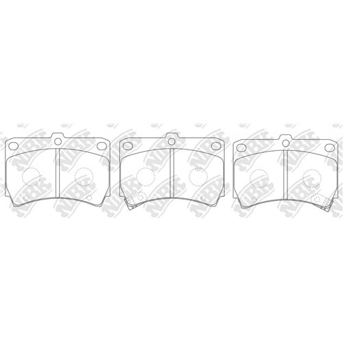 Pastillas de freno NIBK PN5232