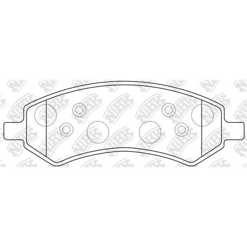 Pastillas de freno NIBK PN53004