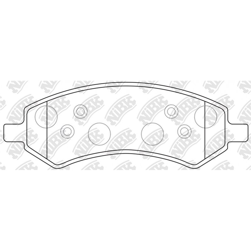 Pastillas de freno NIBK PN53004
