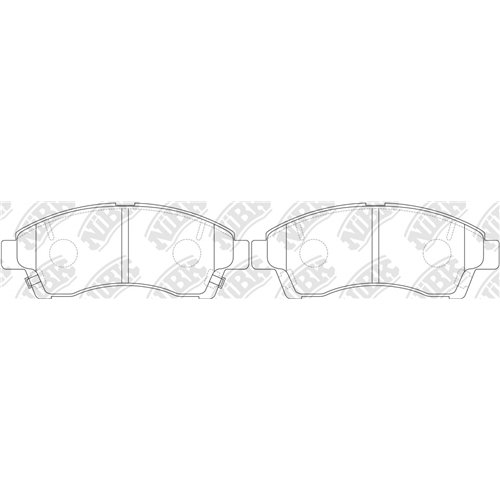 Pastillas de freno NIBK PN5804