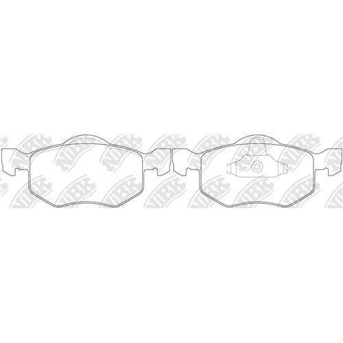 Pastillas de freno NIBK PN5805