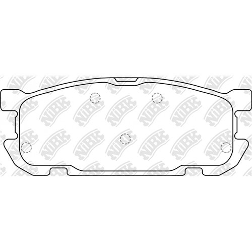 Pastillas de freno NIBK PN5809