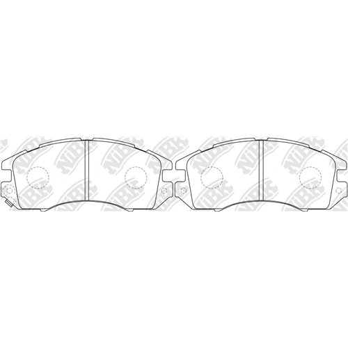 Pastillas de freno NIBK PN7248
