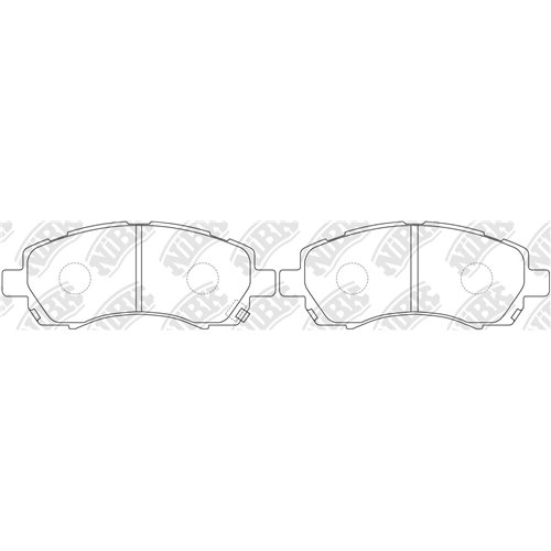 Pastillas de freno NIBK PN7398