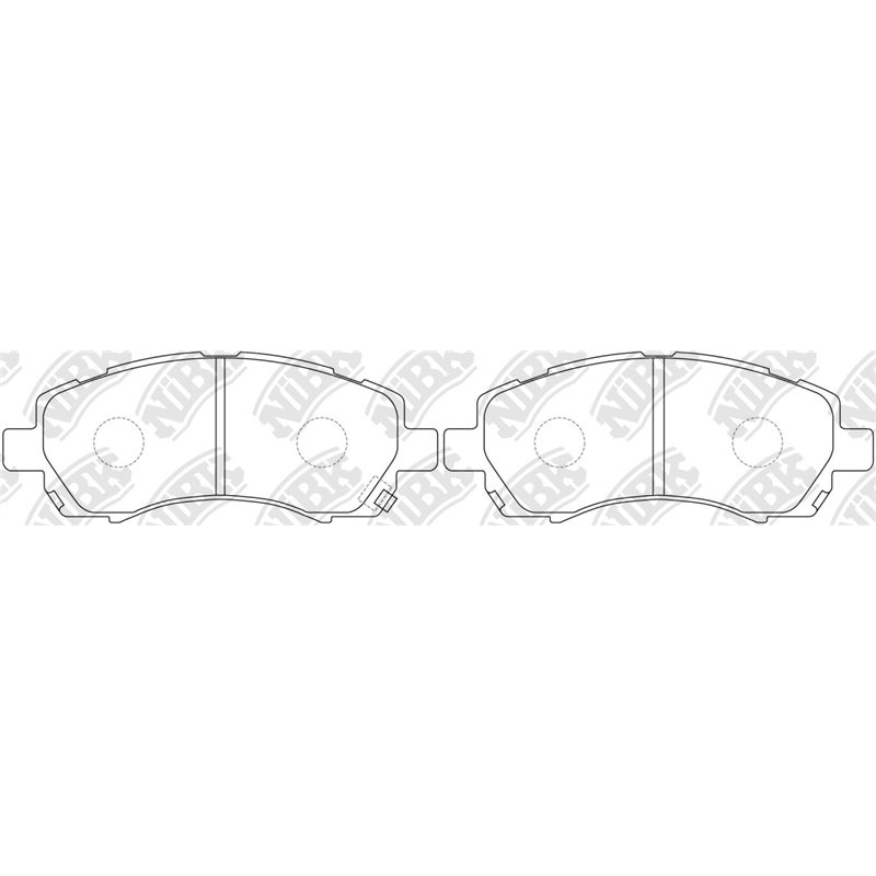 Pastillas de freno NIBK PN7398