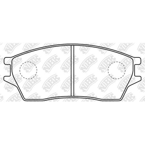 Pastillas de freno NIBK PN8135
