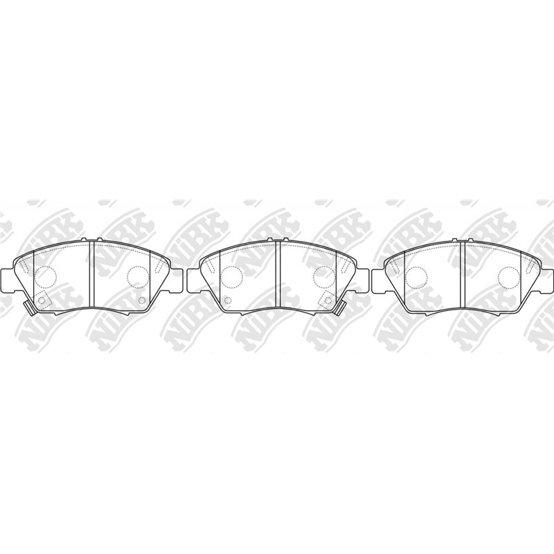 Pastillas de freno NIBK PN8264