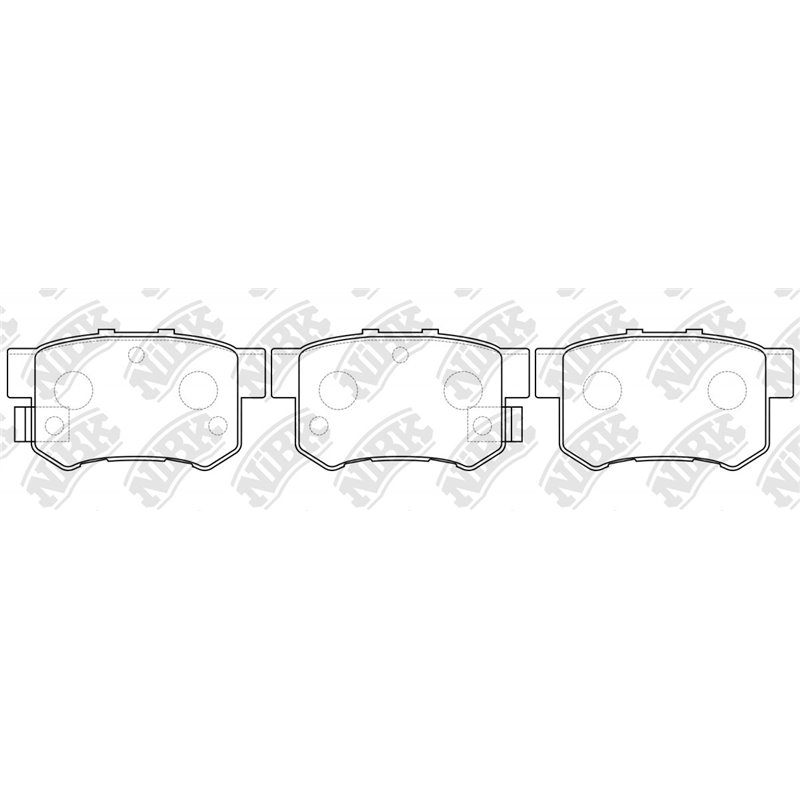 Pastillas de freno NIBK PN8398