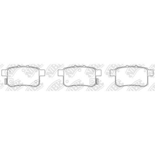 Pastillas de freno NIBK PN8864