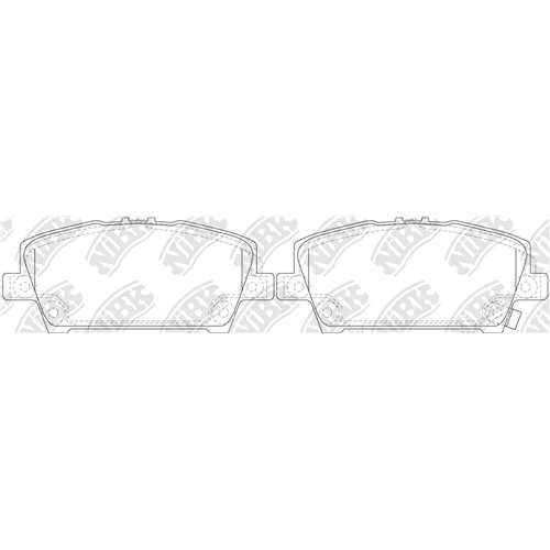 Pastillas de freno NIBK PN8866
