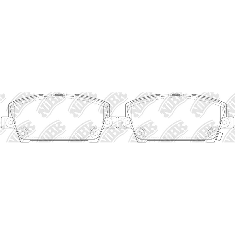 Pastillas de freno NIBK PN8866