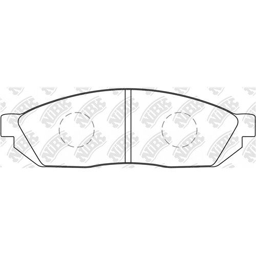 Pastillas de freno NIBK PN9124