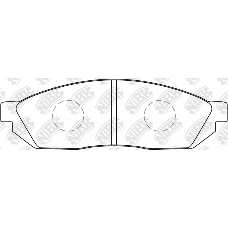 Pastillas de freno NIBK PN9124