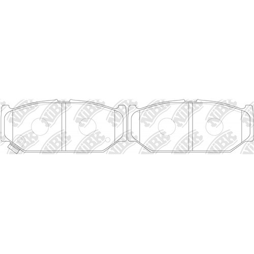 Pastillas de freno NIBK PN9529
