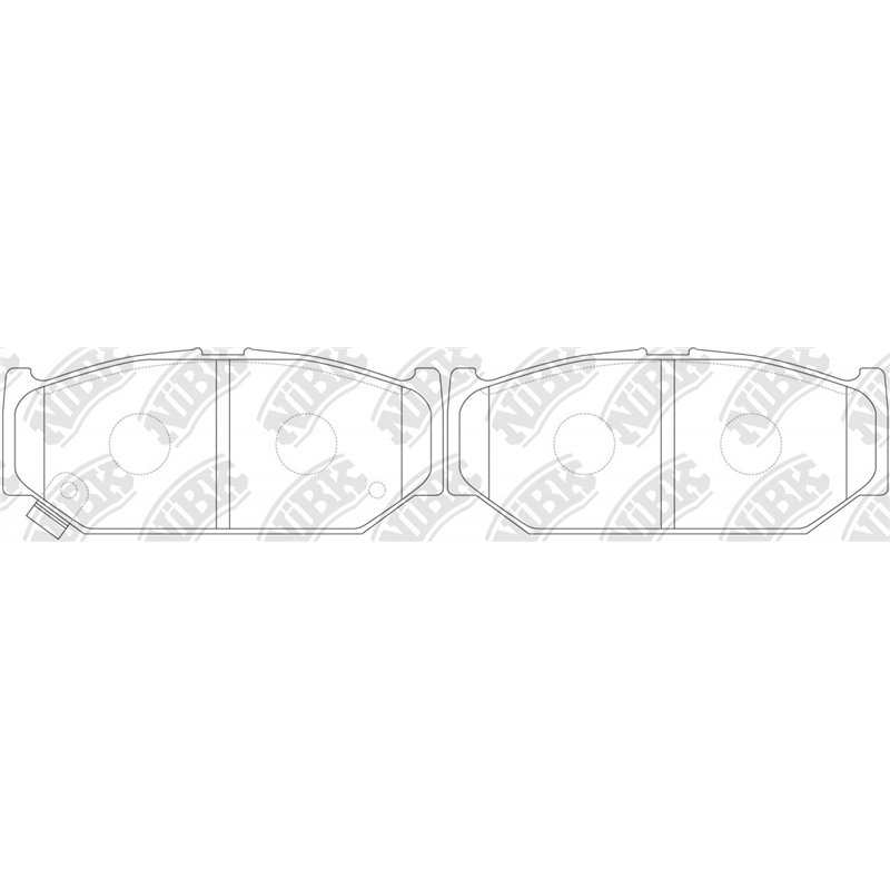 Pastillas de freno NIBK PN9529