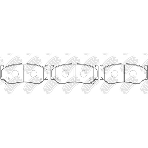 Pastillas de freno NIBK PN9812